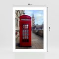 Plakat bez ramy 30x40 - Londyńska budka telefoniczna - budka, telefoniczna