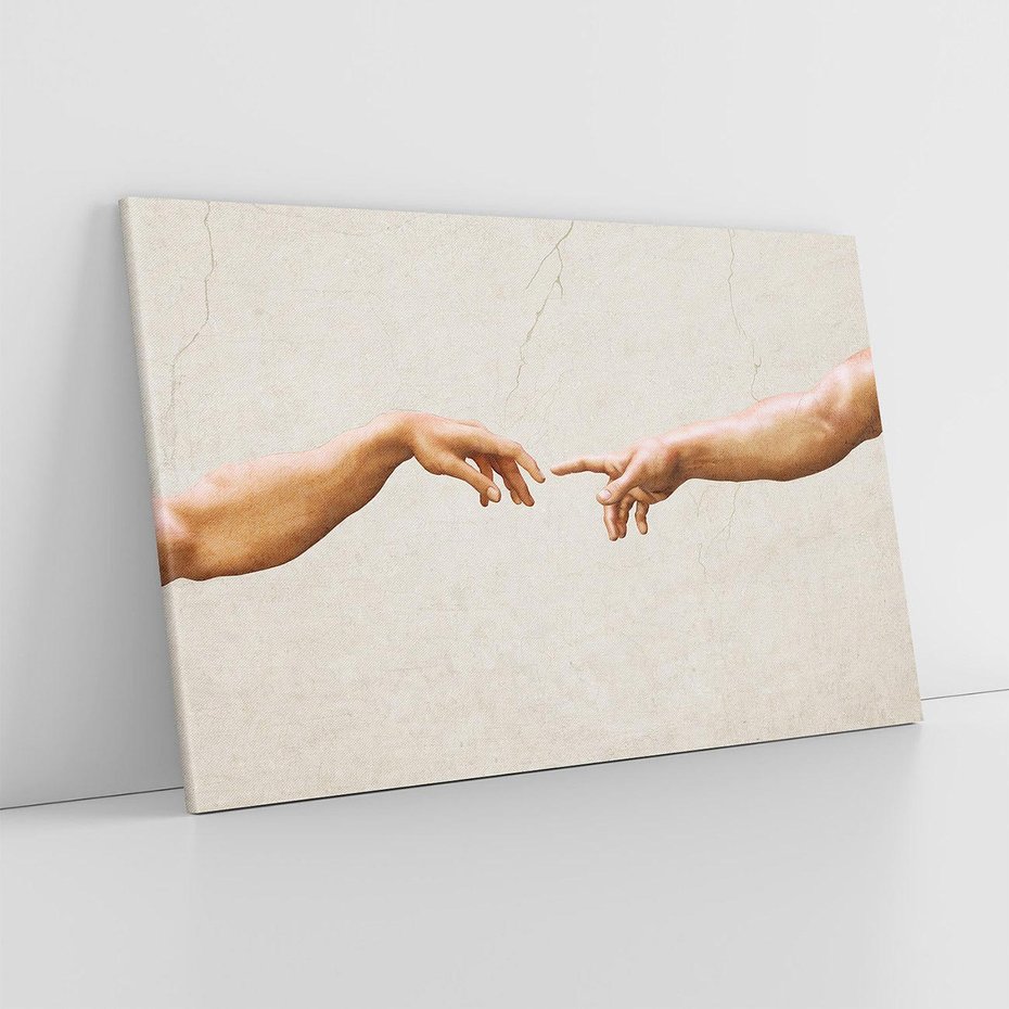 Obraz na płótnie 70x50 - Antyczna Twórczość - inspiracja, Michał Anioł