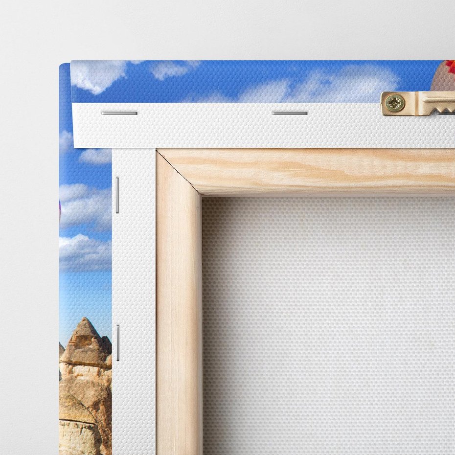 Obraz na płótnie 120x60 - Kolorowe Balony nad Turcją - balony, turcja