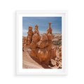 Plakat w ramie 40x50 - Spektakularne Formacje Naturalne - kanion, pustynia - rama biała