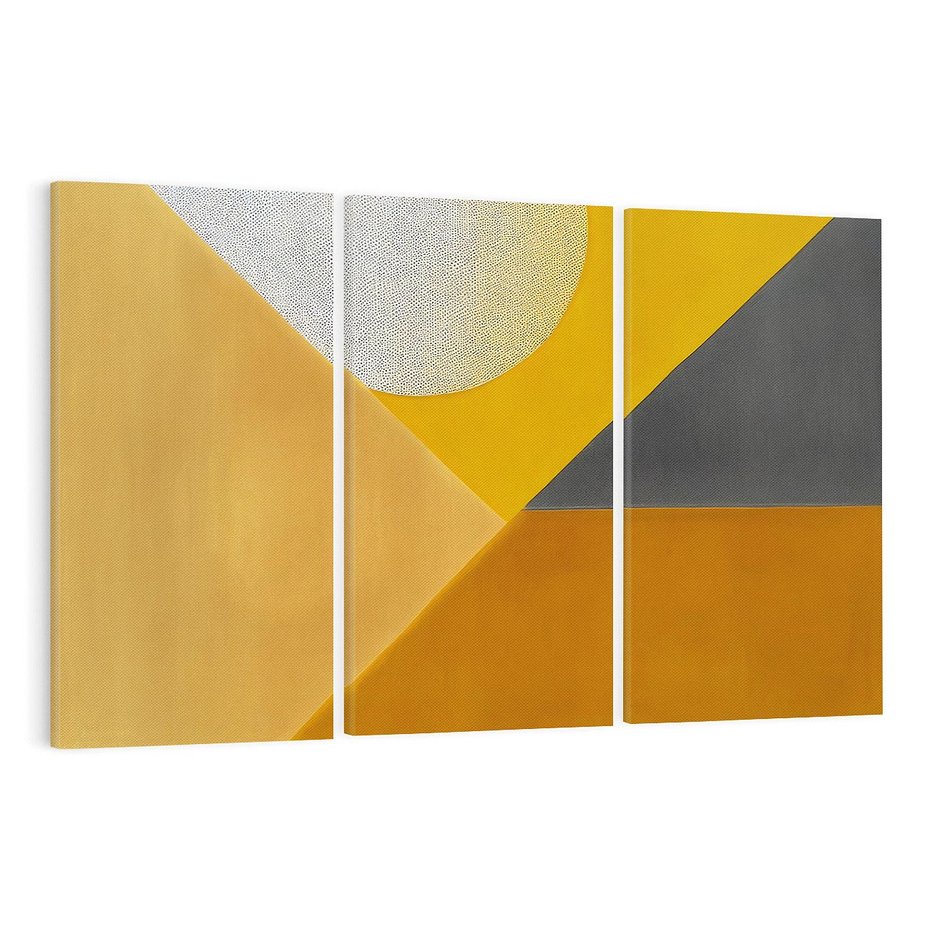 Obraz na płótnie 120x80 - Harmonia migoczących ognisk - intensywne ciepłe kolory, słoneczny żółty