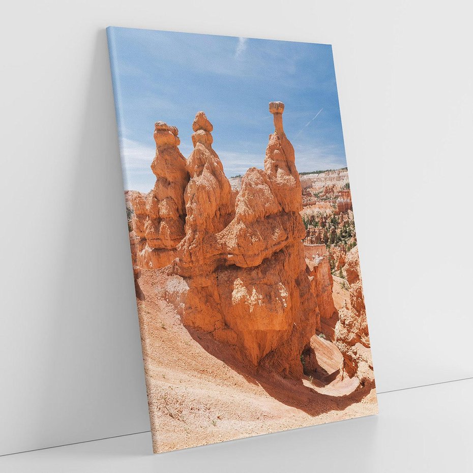 Obraz na płótnie 50x70 - Spektakularne Formacje Naturalne - kanion, pustynia