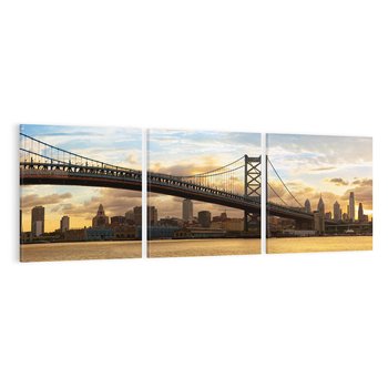 Obraz na płótnie 150x50 - Most w amerykańskim stylu - Philadelphia, most