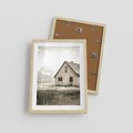 Plakat w ramie 30x40 - Ciepła Atmosfera - dom, stary dom w górach - rama drewno