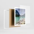 Plakat w ramie 40x50 - Górskie jezioro - spokój i piękno - jezioro, górskie - rama biała