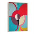 Obraz w ramie 70x100 - Kolorowe Odsłony Inspiracji - abstrakcyjny obraz, olejny - rama drewno