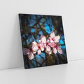 Obraz na płótnie 40x40 - Kwiatowe piękno w pełnym rozkwicie - kwiat, kwiaty