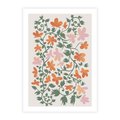 Plakat bez ramy 50x70 - Kwiatowa Refleksja - kwiaty polne, plakat