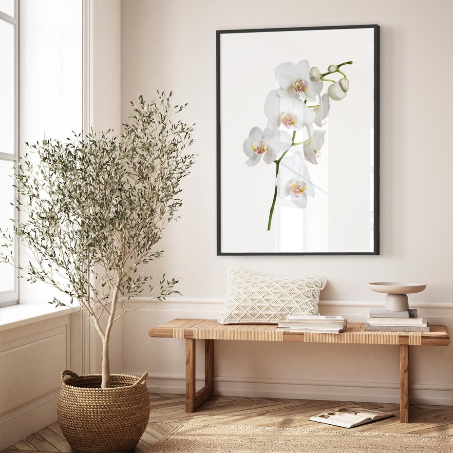 Plakat bez ramy 21x30 - Ekskluzywny Relaks - storczyk, spa