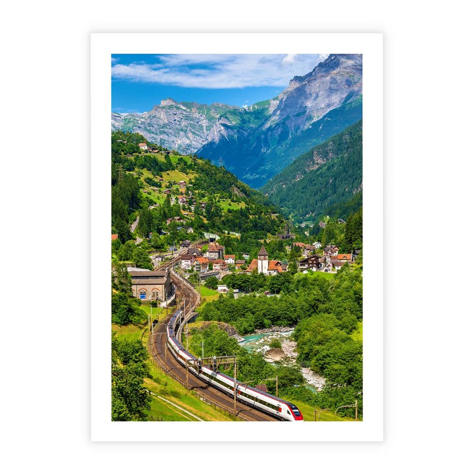 Plakat bez ramy 30x40 - Magiczne Horyzonty - pejzaż, perspektywa