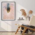 Plakat bez ramy 40x50 - Egzotyczna Plaża - ananas, na plaży