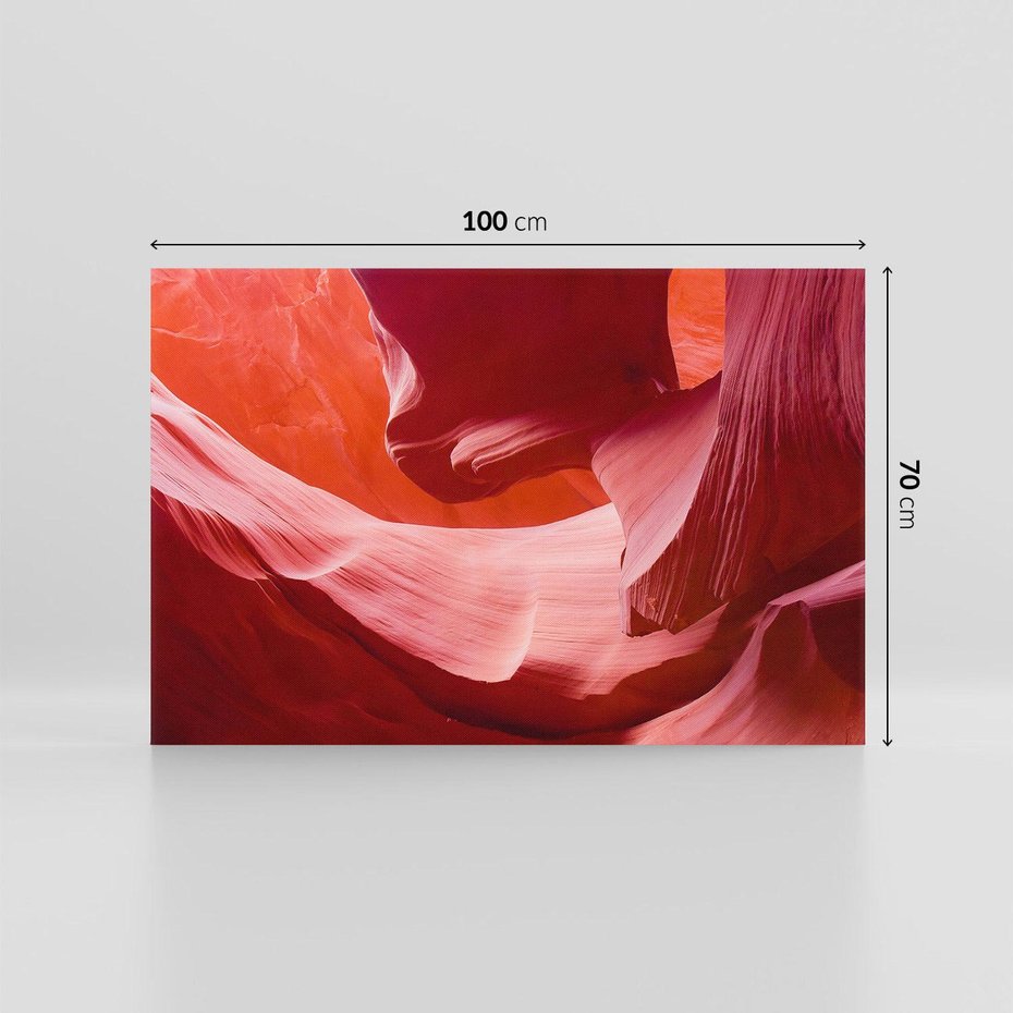 Obraz na płótnie 100x70 - Abstrakcja: wyraz artystycznej wolności - abstrakcja