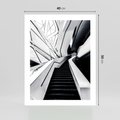 Plakat bez ramy 40x50 - Współczesne Kształty - architektura, nowoczesne formy
