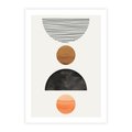 Plakat bez ramy 30x40 - Geometryczna Przygoda - nowoczesna grafika, geometria