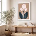 Plakat bez ramy 21x30 - Refleksje Boho Przyrody - abstrakcyjny obraz, plakat