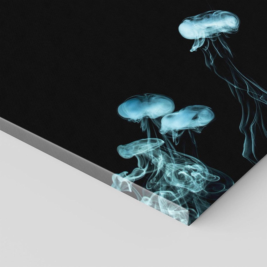 Obraz na płótnie 100x70 - Dym w abstrakcji - dym, abstrakcja