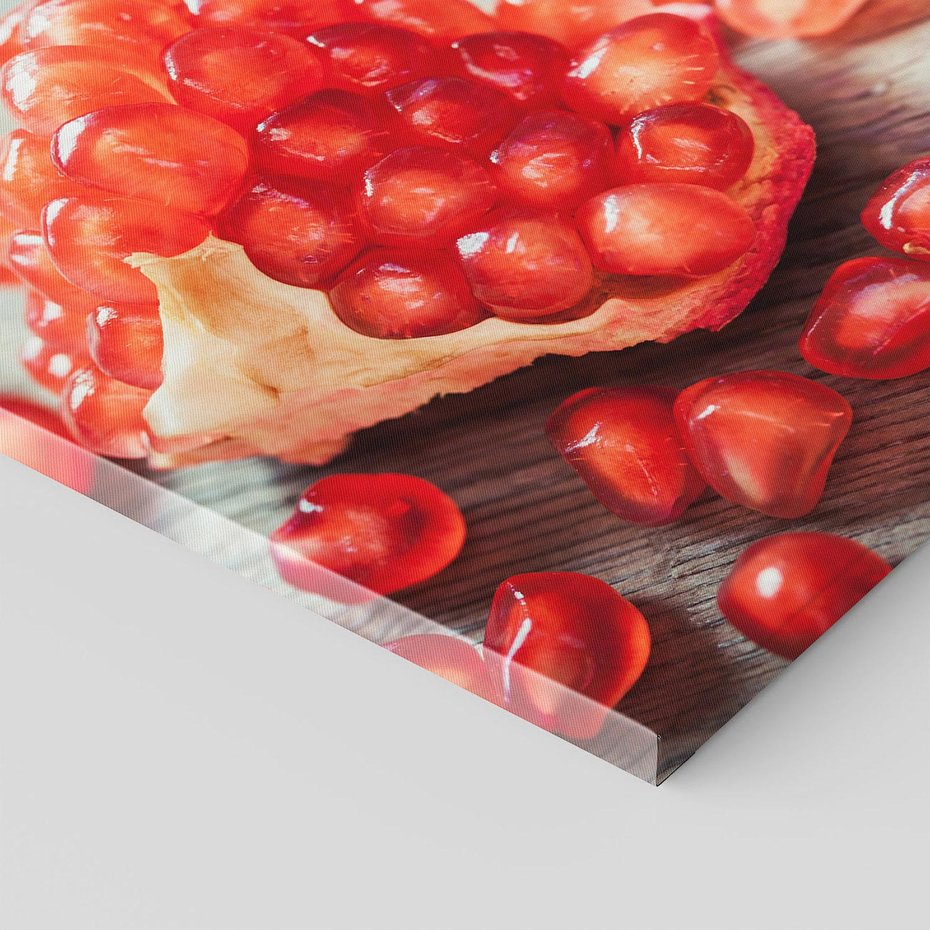 Obraz na płótnie 60x60 - Granatowa Inspiracja Kuchni - granat, kuchnia