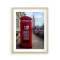 Plakat w ramie 40x50 - Londyńska budka telefoniczna - budka, telefoniczna - rama drewno