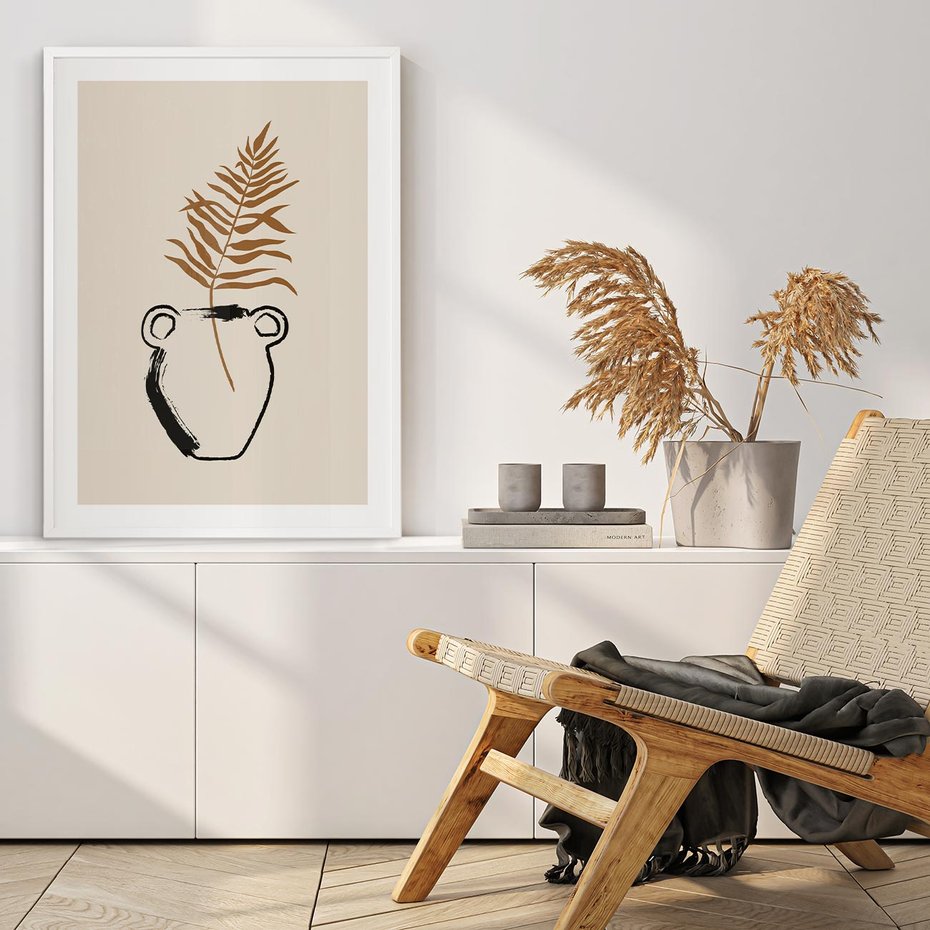 Plakat bez ramy 21x30 - Wewnętrzne Opowieści - boho, nowoczesna sztuka