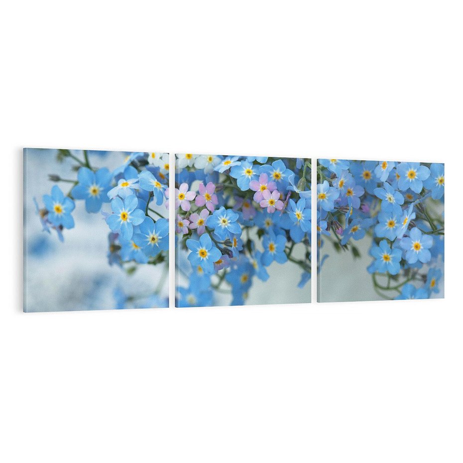 Obraz na płótnie 120x40 - Kwitnące piękno - kwiaty, wiosna