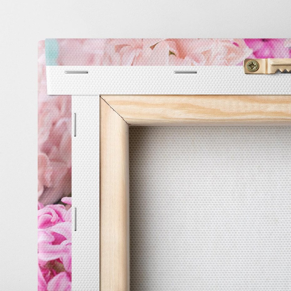 Obraz na płótnie 100x70 - Kwiatowa harmonia hiacyntów - kwiaty, hiacynty