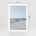 Plakat bez ramy 21x30 - Spokój nad Brzegiem - plaża, morze