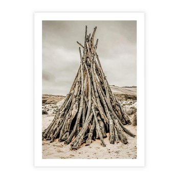 Plakat bez ramy 40x50 - Ciepło Przeszłości - retro fotograia, odcienie sepii