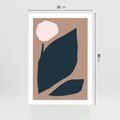 Plakat bez ramy 21x30 - Rozkwitająca Wolność Boho - abstrakcyjny obraz, plakat