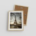Plakat w ramie 30x40 - Uroczystość w Paryżu - Paryż, wieża - rama drewno