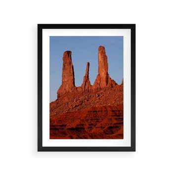Plakat w ramie 40x50 - Wielki Kanion - majestat pustyni - Wielki Kanion, pustynia - rama czarna