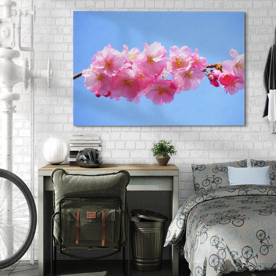 Obraz na płótnie 70x50 - Kwiatowy taniec kolorów - kwiat, kwiaty