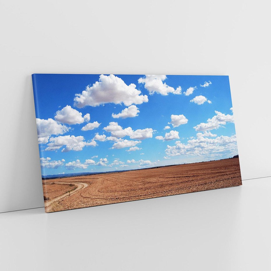 Obraz na płótnie 140x70 - Łąka - Niebo i chmury - łąka, niebo