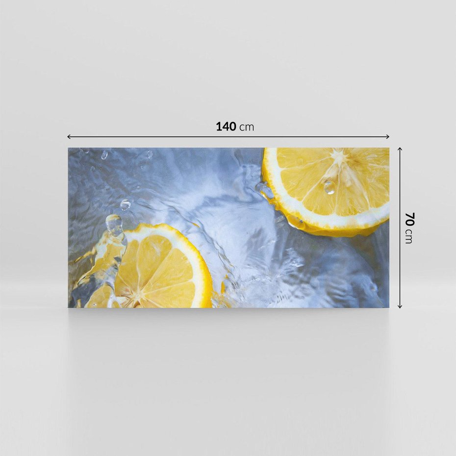 Obraz na płótnie 140x70 - Cytryny Kwasowa Świeżość - cytryny, owoce
