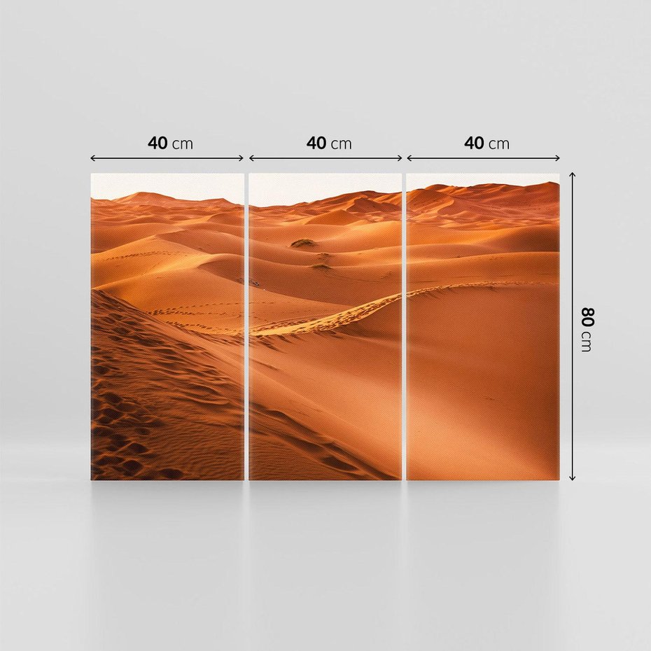 Obraz na płótnie 120x80 - Pustynny krajobraz - pustynia