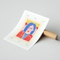 Plakat bez ramy 30x40 - Impulsy Czasu - kobieca sztuka, abstrakcja