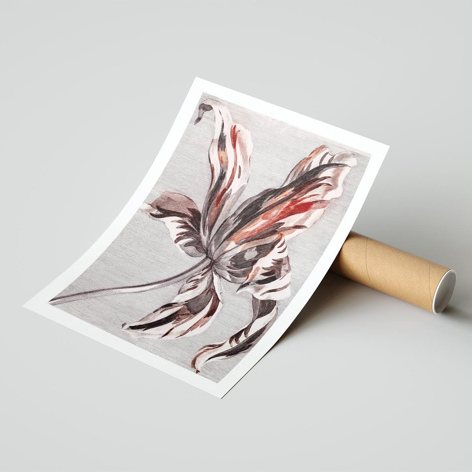 Plakat bez ramy 21x30 - Graficzna Elegancja - nowoczesna sztuka, grafika