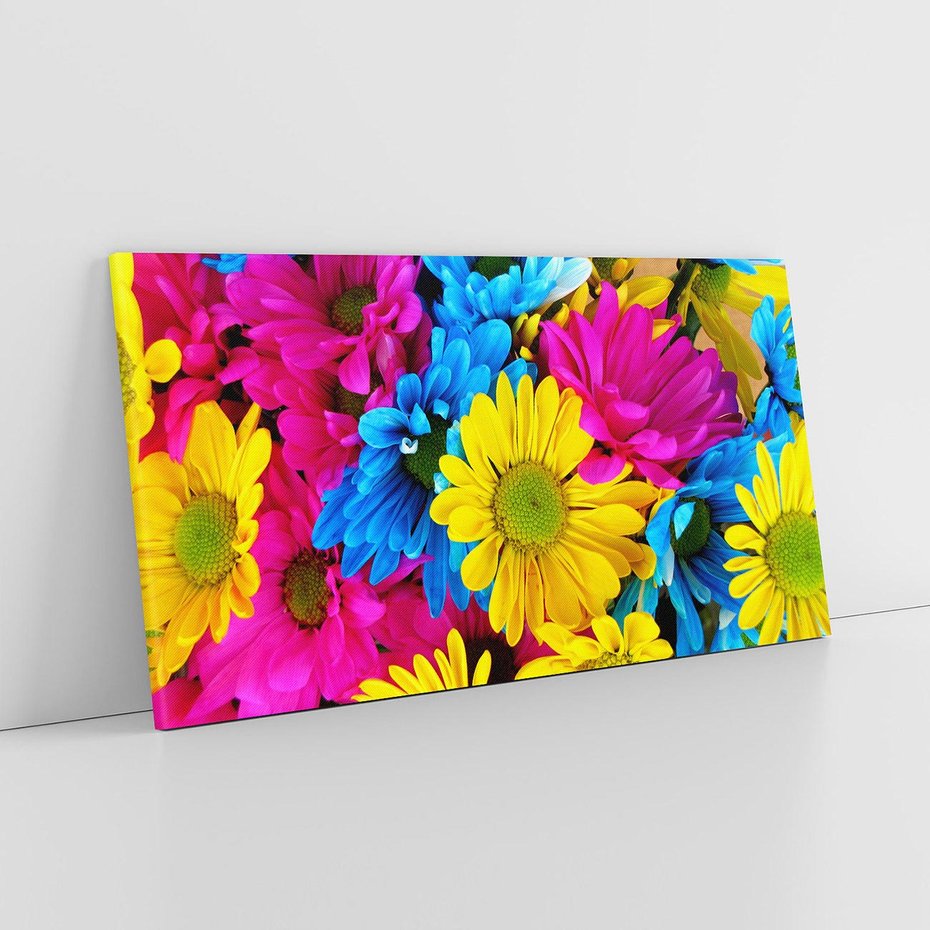 Obraz na płótnie 120x60 - Kwiatowy Świat - kwiat, kwiaty