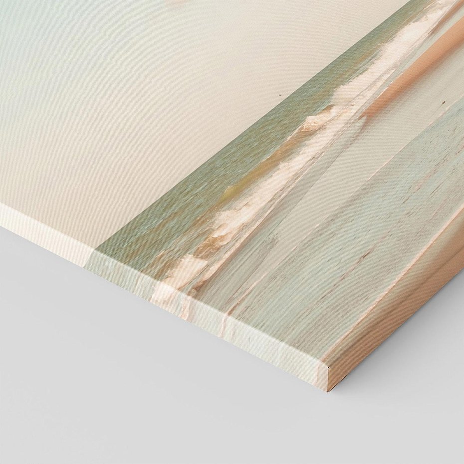 Obraz na płótnie 90x30 - Ukojenie na Plaży - fotografia, rajska plaża