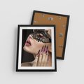 Plakat w ramie 40x50 - Piękno na tipsach - beauty, manicure - rama czarna