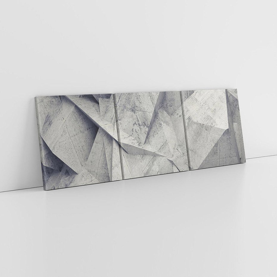 Obraz na płótnie 150x50 - Architektura w trójwymiarowym wymiarze - architektura, 3D