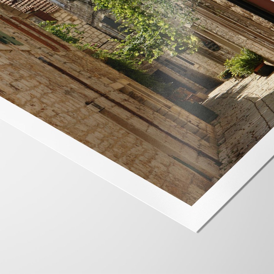 Plakat bez ramy 30x40 - Urokliwa włoska uliczka - włoska, uliczka