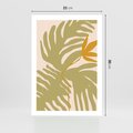 Plakat bez ramy 21x30 - Konturem Zmiękczane - minimalistyczny obraz, nowoczesny