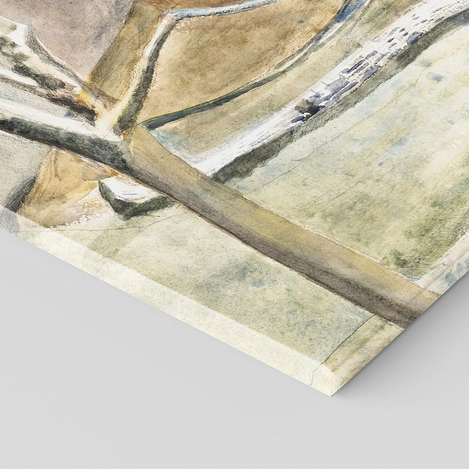 Obraz na płótnie 100x50 - Moonrise over Cleeve Hill (1945), Paul Nash - Reprodukcja - reprodukcja, obraz na płótnie