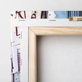 Obraz na płótnie 30x30 - Miasto ożywione pulsującym życiem - szkocja, miasto