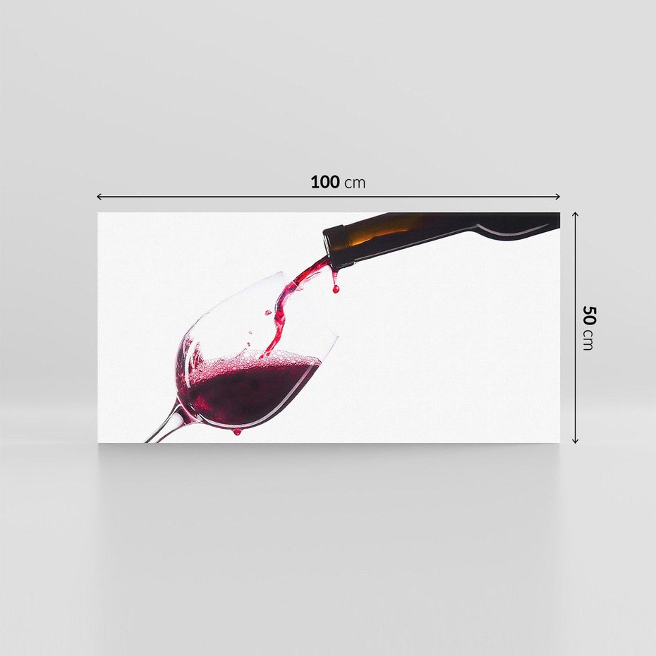 Obraz na płótnie 100x50 - Radość w smaku wina - wino
