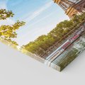 Obraz na płótnie 80x80 - Romantyczny Paryż pod Wieżą Eiffla - Paryż, Wieża