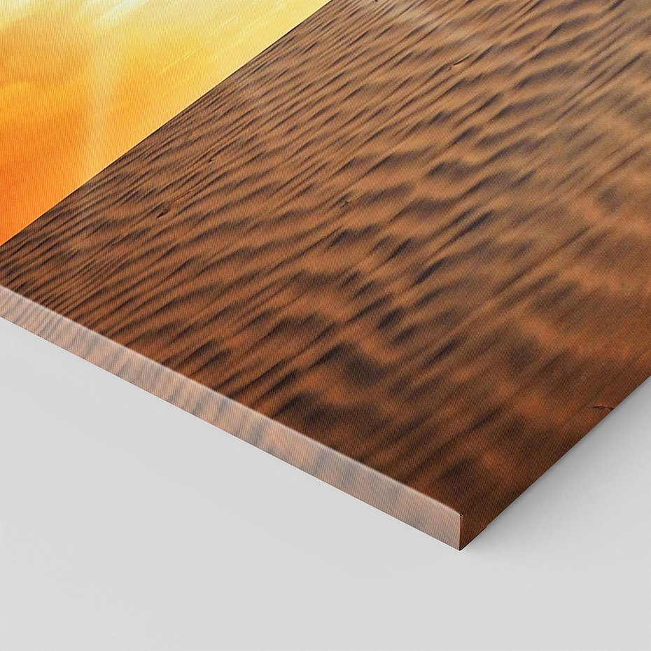 Obraz na płótnie 100x50 - Pustynia - Drzewo i słońce - pustynia, drzewo