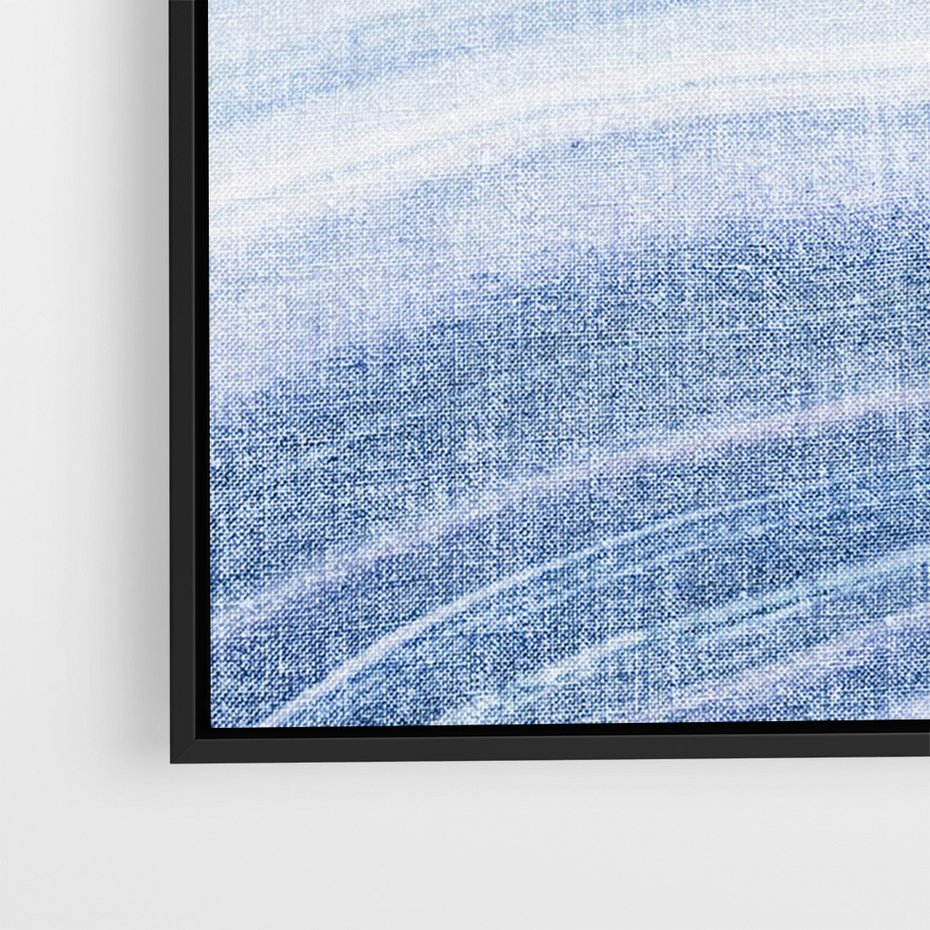 Obraz w ramie 50x70 - Abstrakcyjna akwarela - abstrakcja, akwarela - rama czarna