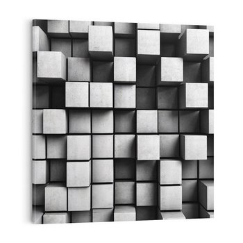 Obraz na płótnie 50x50 - Geometryczne Elegancje - nowoczesny, geometryczny