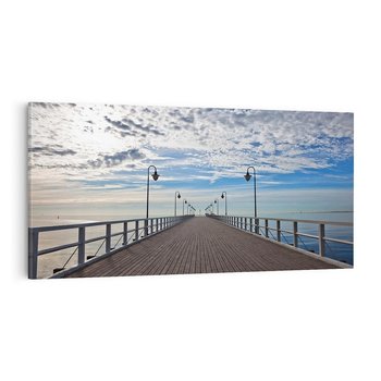Obraz na płótnie 120x60 - Molo nad Bałtykiem w Gdyni - molo, Gdynia
